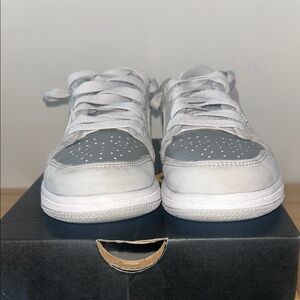 Kids Gray Sneakers